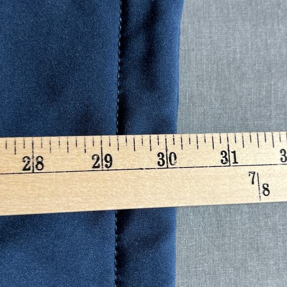 Clique Windbreaker Jacket Mens XL Blue Black Full Zip Outdoor Workwear Lined - Picture 9 of 10